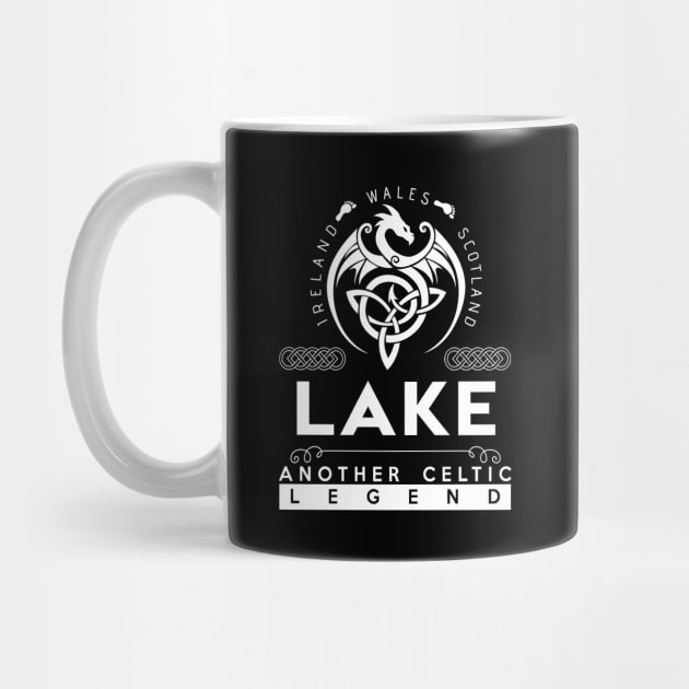 Lake Name T Shirt - Another Celtic Legend Lake Dragon Gift Item by harpermargy8920